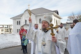 Служение епископа Каскеленского Геннадия в праздник Богоявления Господня