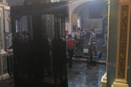 28 марта. Архиепископ Уральский и Актюбинский Антоний совершил в Михайловском кафедральном соборе г. Уральска пассию