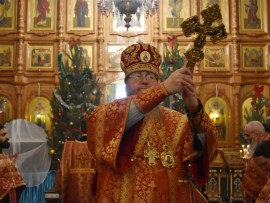 Благослови венец лета благости Твоея, Господи. Епископ Владимир совершил Новогодний молебен в главном храме Северного Казахстана