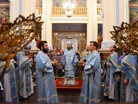 Служение епископа Каскеленского Геннадия в праздник Введения во храм Пресвятой Богородицы