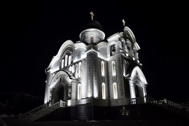 Епископ Каскеленский Геннадий совершил праздничные богослужения праздника Рождества Христова