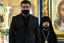 ОФИЦИАЛЬНАЯ ЦЕРЕМОНИЯ ПОЗДРАВЛЕНИЯ С ПРАЗДНИКОМ РОЖДЕСТВА ХРИСТОВА СОСТОЯЛАСЬ В УСПЕНСКОМ КАФЕДРАЛЬНОМ СОБОРЕ