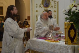 В первое воскресенье после Рождества Христова молитвенно почтили память святых праведных Иосифа Обручника, Давида царя и Иакова, брата Господня