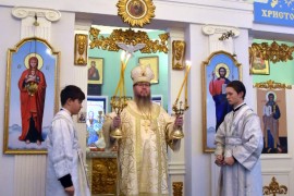 Божественная Литургия в праздник святителя Василия Великого