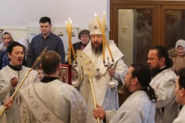 Служение епископа Амфилохия в Неделю по Рождестве Христовом