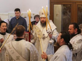 Служение епископа Амфилохия в Неделю по Рождестве Христовом