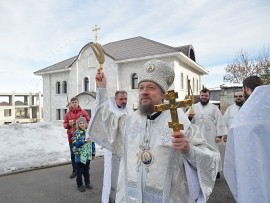 Служение епископа Каскеленского Геннадия в праздник Богоявления Господня