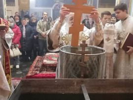 В Крещенский сочельник архиепископ Антоний совершил Великое освящение воды