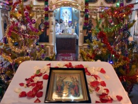 Архиерейская Литургия в Неделю перед Богоявлением