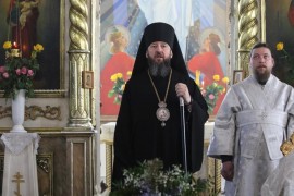 Архипастырский визит в Семипалатинск. Божественная Литургия в Неделю пред Богоявлением