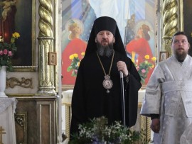 Архипастырский визит в Семипалатинск. Божественная Литургия в Неделю пред Богоявлением