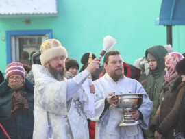 Служение епископа Амфилохия в навечерие Крещения Господня