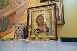 В субботу по Богоявлении епископ Каскеленский Геннадий совершил Божественную Литургию