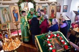 Служение епископа Каскеленского Геннадия в день памяти блаженной Ксении Петербургской и праздник новомучеников и исповедников Церкви Русской