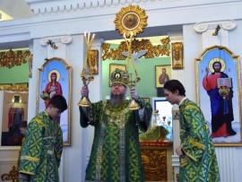 Архиерейская Литургия в праздник святой блаженной Ксении Петербургской
