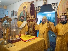 Ректор Алматинской духовной семинарии возглавил Литургию на греческом языке в Филаретовском храме Южной столицы