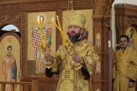 Служение епископа Амфилохия в Неделю о мытаре и фарисее