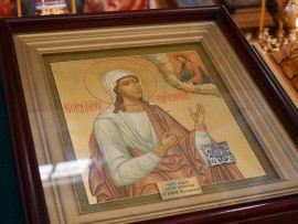 В Алма-Ате молитвенно почтили память мученицы Агафии Панормской