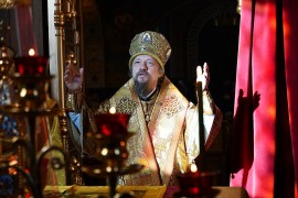 Служение епископа Каскеленского Геннадия в неделю о блудном сыне