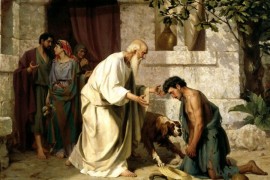 В Неделю о блудном сыне Преосвященный Варнава совершил Божественную литургию в Благовещенском кафедральном соборе Павлодара