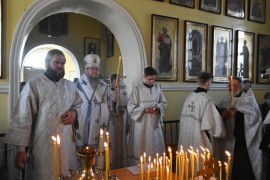 Правящий Архиерей совершил уставное заупокойное богослужение