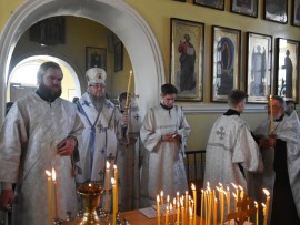 Правящий Архиерей совершил уставное заупокойное богослужение