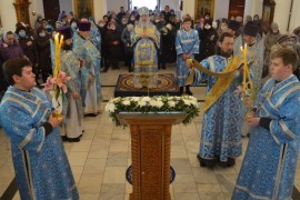 «Днесь спасения нашего главизна…». Престольный праздник в градопавлодарском Благовещенском кафедральном соборе