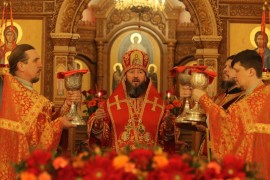 Пасха Христова в главном храме Рудного Алтая