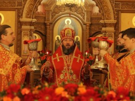 Пасха Христова в главном храме Рудного Алтая