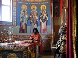 Служение епископа Каскеленского Геннадия в неделю святых Жен-мироносиц епископ Каскеленский