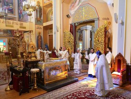 Служение епископа Каскеленского Геннадия в неделю 7-ю по Пасхе