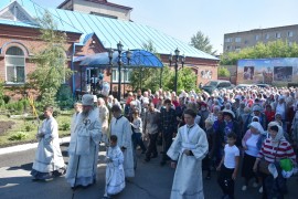 Престольный праздник в Кафедральном соборе (Петропавловская епархия)