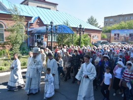 Престольный праздник в Кафедральном соборе (Петропавловская епархия)