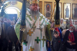 Архиерейское служение в праздник Святой Троицы