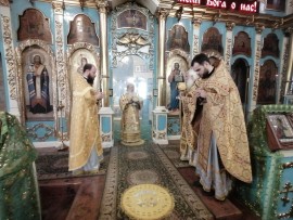27 июня 2021 года, в неделю 1-ю по Пятидесятнице, праздник Всех Святых от века Богу благоугодивших
