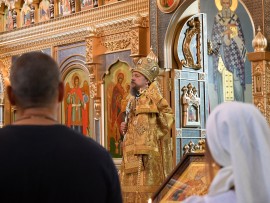 Служение викариев Астанайской епархии в неделю Всех святых, в земле Русской просиявших