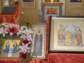 В день памяти преподобномучениц великой княгини Елизаветы и инокини Варвары в Елизаветинском храме села Шарбакты отметили престольное торжество