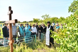 Священнослужители Костанайской и Рудненской епархии совершили Литию на месте захоронения священника Василия Преображенского