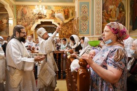 19 августа - Служение викария Астанайской епархии в праздник Преображения Господня