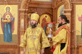 Служение епископа Амфилохия в Неделю 11-ю по Пятидесятнице