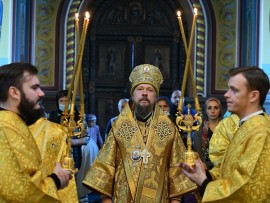 Служение епископа Геннадия в день памяти благоверного князя Александра Невского