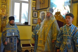 Божественная Литургия в праздник Рождества Пресвятой Богородицы в кафедральном соборе Вознесения Господня