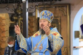 Служение епископа Амфилохия в день праздника Рождества Пресвятой Богородицы