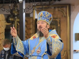 Служение епископа Амфилохия в день праздника Рождества Пресвятой Богородицы