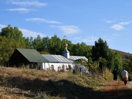 Служение епископа Каскеленского Геннадия в день престольного праздника Спасо-Силуановой мужской пустыни