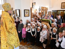 В день памяти апостола и евангелиста Иоанна Богослова епископ Каскеленский Геннадий совершил Божественную Литургию