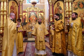 Служение епископа Геннадия в Неделю 16-ю по Пятидесятнице