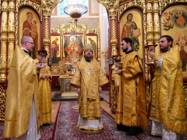 Служение епископа Геннадия в Неделю 16-ю по Пятидесятнице