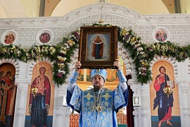 Престольный праздник в Покровском храме Алма-Аты