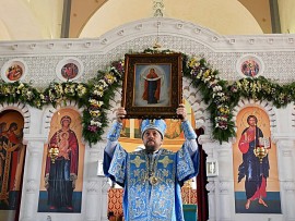 Престольный праздник в Покровском храме Алма-Аты